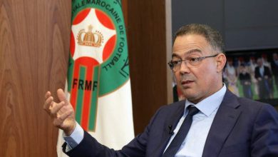 فوزي لقجع يهنئ نهضة بركان بعد تأهله للنهائي الإفريقي(صورة)