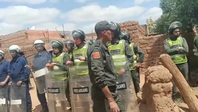 مراكش.. إنزال أمني لتنفيذ قرار قضائي بإفراغ منازل بدوار بن داود بجماعة تسلطانت (صور)