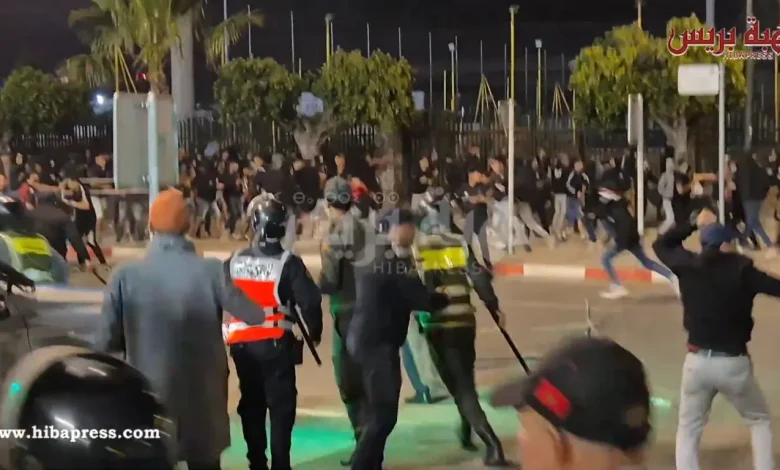 أحداث شغب بعد كلاسيكو الوداد والجيش الملكي (فيديو)