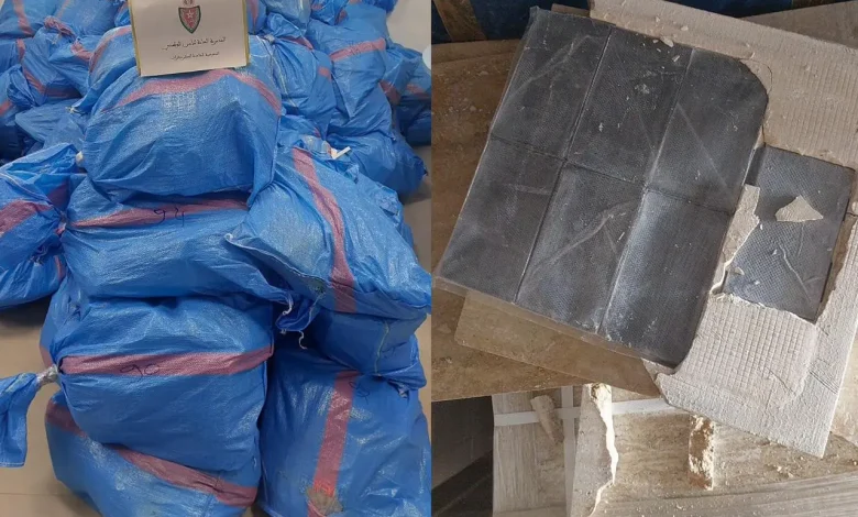 الكركارات.. إحباط تهريب 3 أطنان حشيش وسط شحنة من الرخام