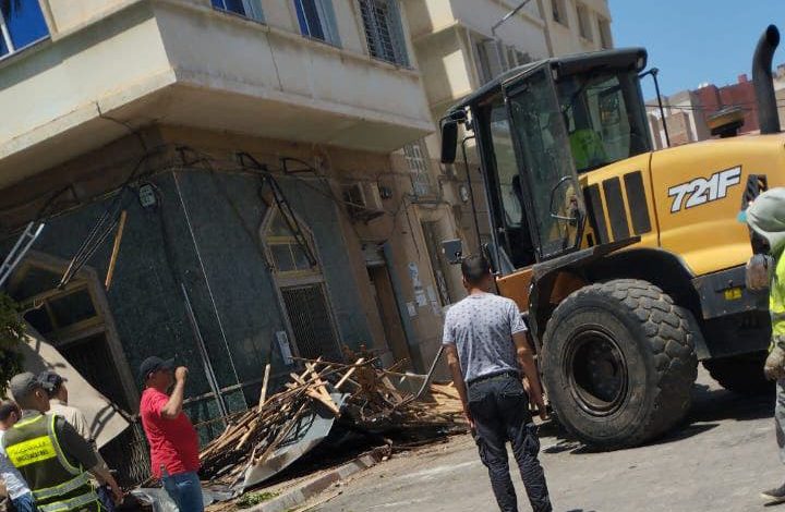 الناظور تطلق حملة واسعة لتحرير الملك العمومي وتنظيم واجهات البنايات