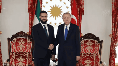 تركيا.. أردوغان يجري محادثات مع الشرع
