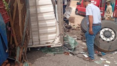 مصرع 4 أشخاص في حادثة سير باليوسفية – صور
