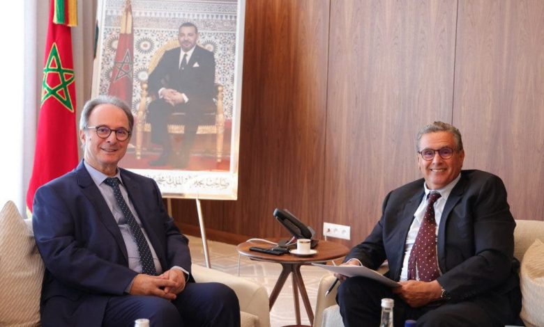 أخنوش يستقبل بلكوش في أول لقاء رسمي بينهما