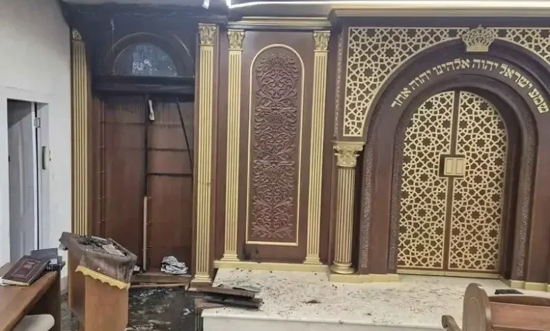 نشوب حريق بمعبد يهودي في القدس
