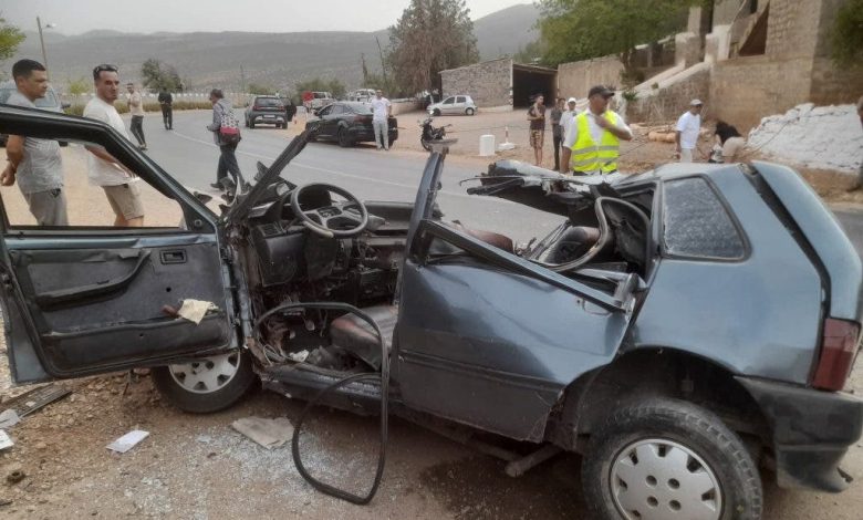 حادثة سير مروعة على طريق بين الويدان تخلف ضحايا من أسرة واحدة