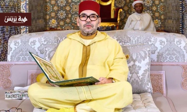الملك يحيي ليلة المولد النبوي بمسجد حسان بالرباط